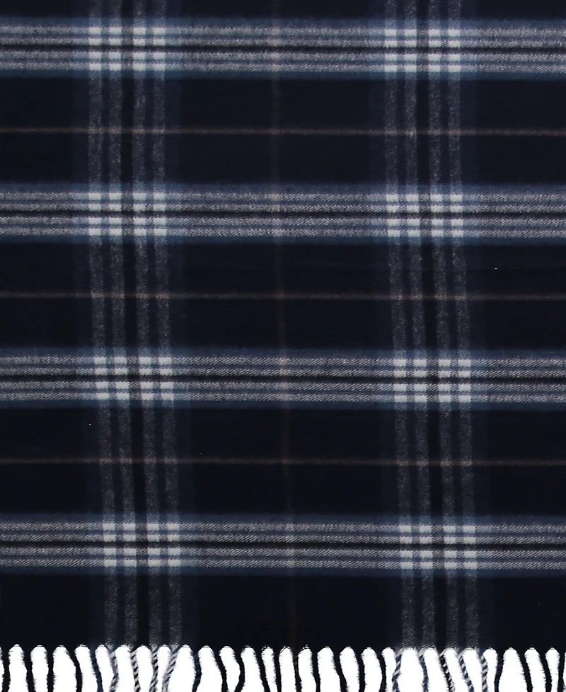 V. Fraas Men's Classic Plaid Cashmink Scarf