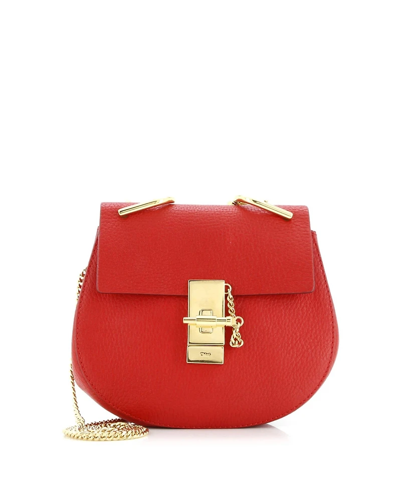 Pre-Owned Chloe Small Drew Crossbody Bag Leather