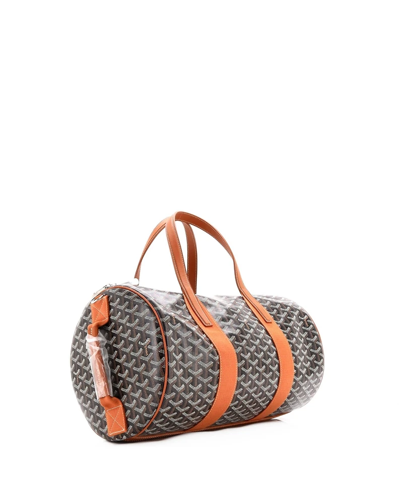 Pre-Owned Goyard 40 Barrel Sport Duffle Bag Coated Canvas