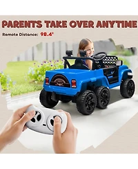 Qaba 12V Kids Electric Car w/ 2WD/4WD Switch, Remote Control, Camouflage
