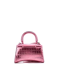 Pre-Owned Balenciaga Xs Hourglass Top Handle Bag Embossed Leather