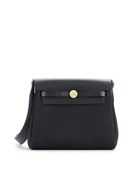 Pre-Owned Hermes 20 Herbag Zip Toile and Leather