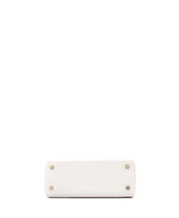 Pre-Owned Hermes Kelly 25 Handbag Light Togo with Gold Hardware