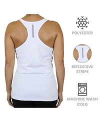 Galaxy By Harvic Women's Moisture Wicking Racerback Tanks