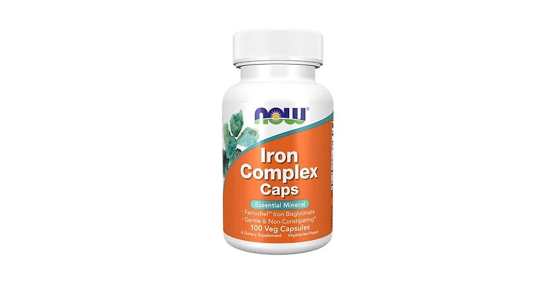Now Foods Iron Complex Caps ,100 Veg Caps