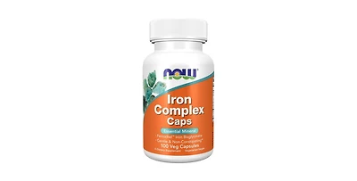 Now Foods Iron Complex Caps ,100 Veg Caps