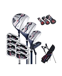 11-Piece Complete Golf Club Package Set - Blue