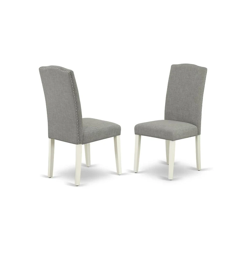 East West Furniture 3 Piece Dining Room Table Set
