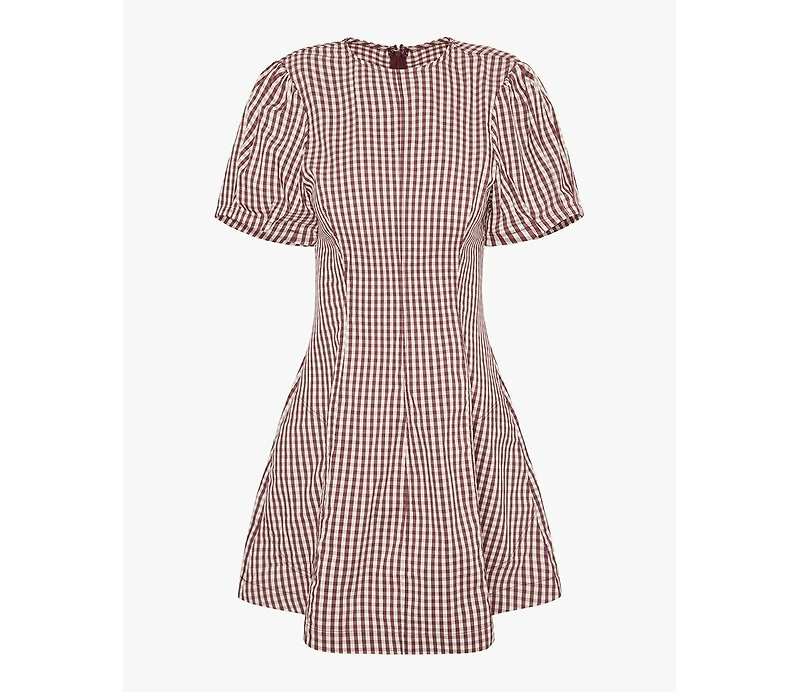 WeWoreWhat Puff Sleeve Peplum Mini Dress