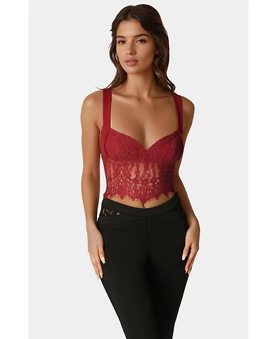 Bebe Women's Lace Corset