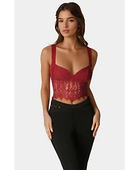 Bebe Women's Lace Corset