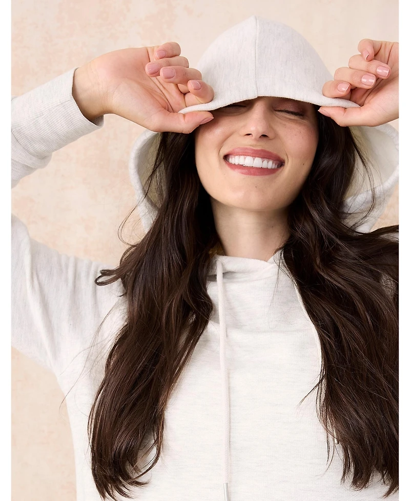 Motherhood Maternity Women's Relaxed Fit Tunic Hoodie