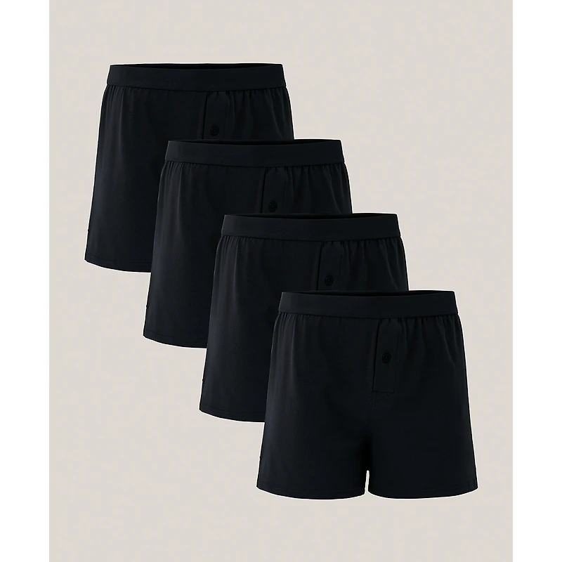 Pact Everyday Knit Boxer 4-Pack