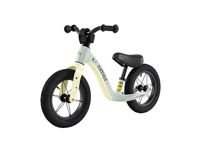 12 Inch Balance Bike with Adjustable Seat and Rotatable Handlebar for Ages 3+ - Green