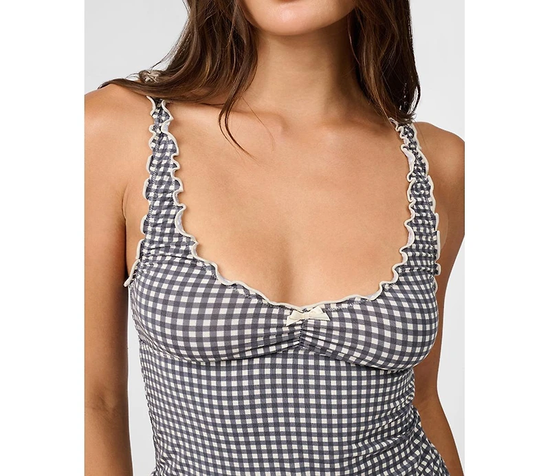WeWoreWhat Women's Sleep Lettuce Edge Tank