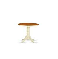 East West Furniture 3 Pc counter height Dining room set - counter height Table and 2 Dining Chairs