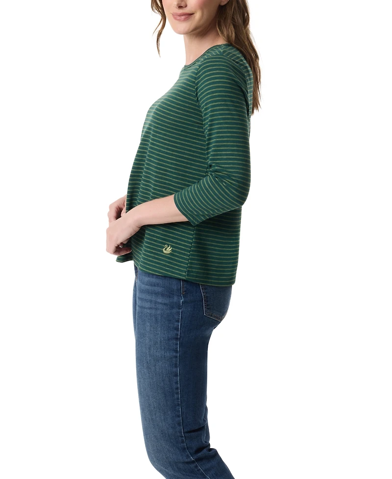 Gloria Vanderbilt Women's Amanda 3/4-Sleeve Knit Top