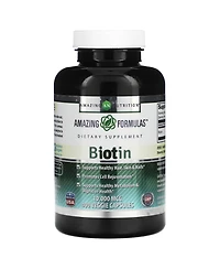 Amazing Formulas Biotin 15000mcg 120 Tablets Supplement | Non-gmo | Gluten Free | Made in Usa