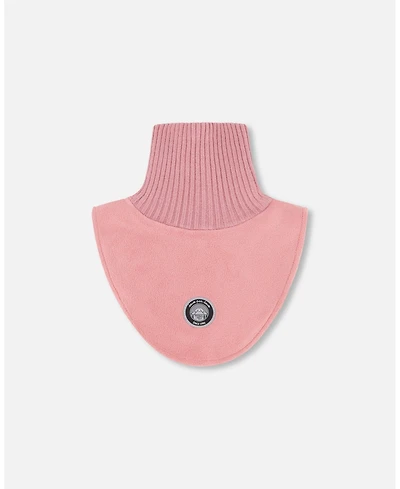 Deux par Girl Polar Fleece and Knit Neckwarmer Dusty Pink - Toddler|Child