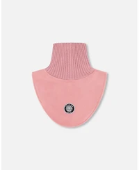 Deux par Girl Polar Fleece and Knit Neckwarmer Dusty Pink - Toddler|Child