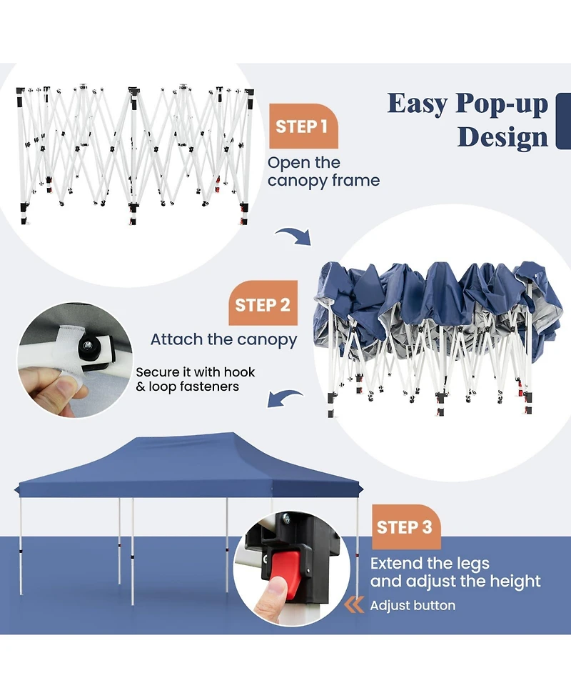 10x20 Ft Pop Up Canopy