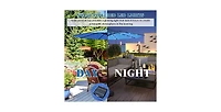 10 Feet Outdoor Patio umbrella with Bright Solar Led Lights