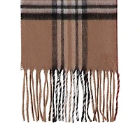 V. Fraas Men's Classic Plaid Cashmink Scarf