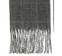 V. Fraas Men's Prince of Wales Plaid Scarf