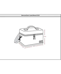 Deux par Deux Girl Lunch Box Black Butterfly Print - Toddler|Child