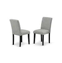 East West Furniture Dining Room Set Black