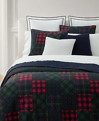 Lauren Ralph Lauren Hadley Soft Cotton Diamond-Stitch Quilt, King