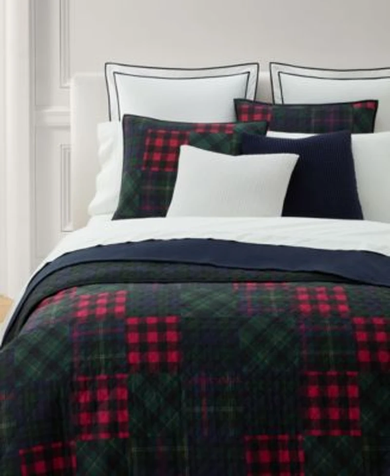 Lauren Ralph Lauren Hadley Soft Cotton Diamond Stitch Quilts
