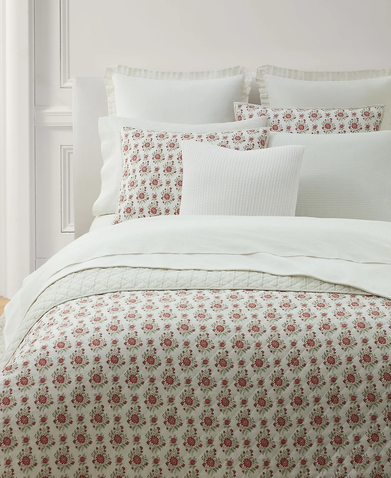 Lauren Ralph Lauren Maren Cotton Diamond-Stitch Quilt, Full/Queen