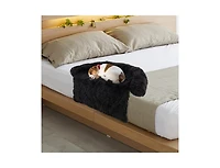 Plush Calming Dog Couch Bed with Anti-Slip Bottom