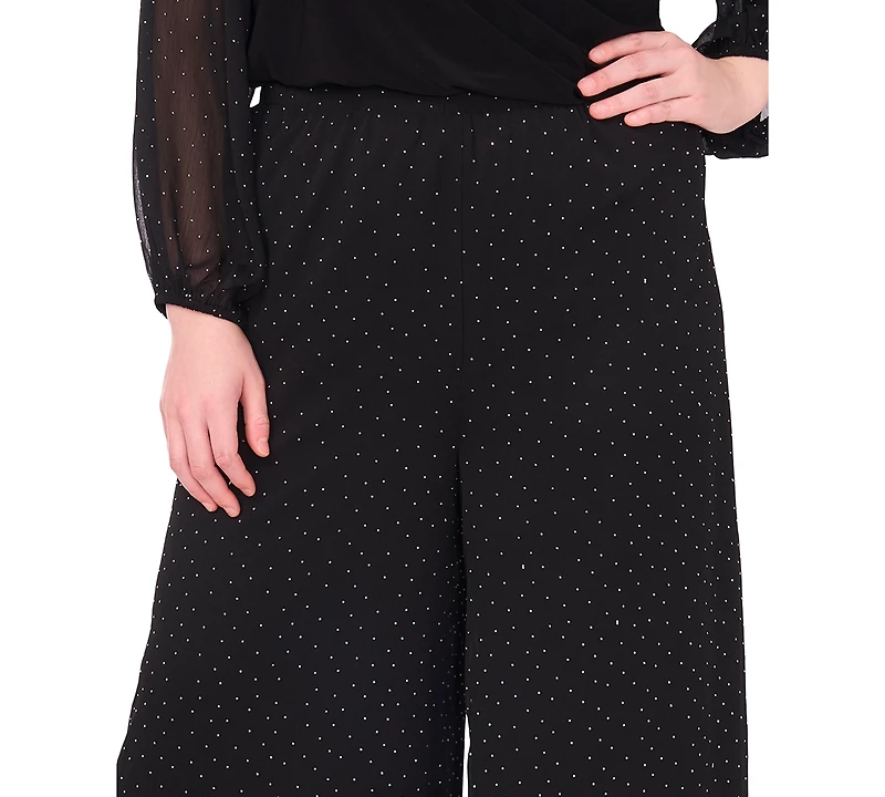 Msk Women's Palazzo Pull-On Pants