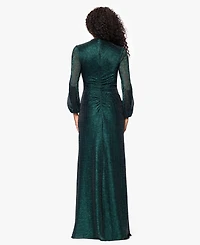 Betsy & Adam Women's Long Sleeve Maxi Dress