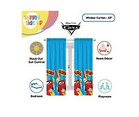 Sunny Side Up Pixar Cars Curtains for Kids Bedroom 4-Piece Drape Set Pack of 2