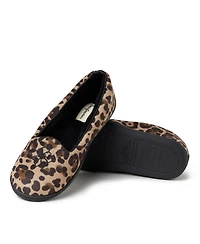 Dearfoams Womens Rebecca Microfiber Velour Closed Back House Slipper