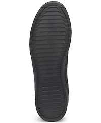 Boss by Hugo Men's Monogram-Jacquard Leather Trim Trainers Shoe