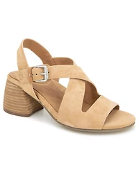 Gentle Souls Women's Mela Block Heel Dress Sandals