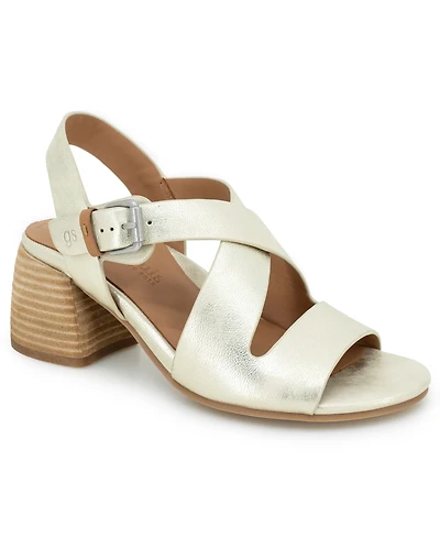 Gentle Souls Women's Mela Block Heel Dress Sandals