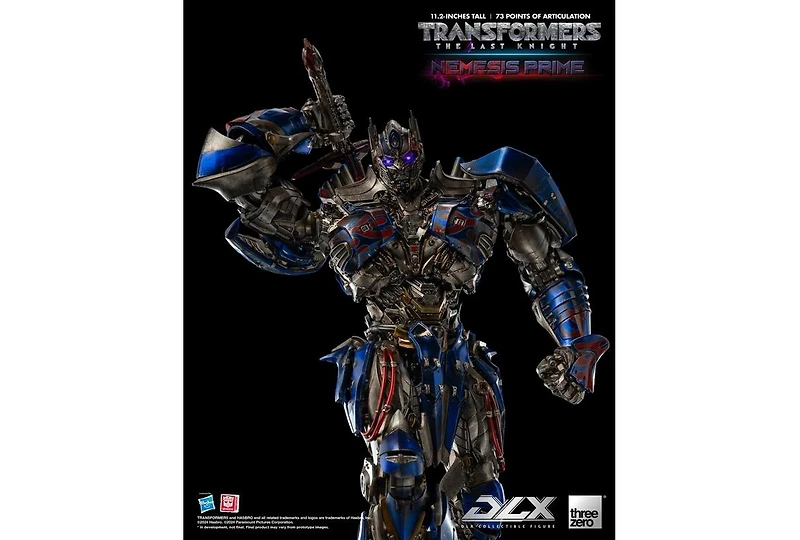 Transformers Nemesis Prime Dlx Scale Collectible Figure | Transformers: The Last Knight | threezero