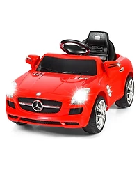 Gymax Kids Ride on Car Mercedes-Benz Sls w/ R/C Parental Remote Control MP3