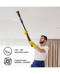 Pursonic CleanMax Duo Bundle: Usb Rechargeable Cordless Handheld Vacuum Cleaner + Electric Scalable Scrubber Brush