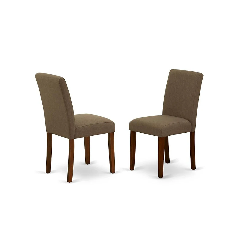 East West Furniture Dining Room Set Mahogany
