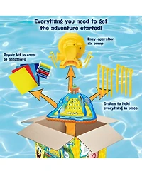 Sunny & Fun SpongeBob Ultra Climber Inflatable Water Slide with Climbing Wall, Two Slides & More