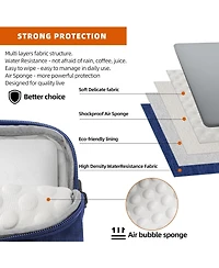 Acer 15.6 inch Laptop Shoulder Bag, Slim Laptop Sleeve Case, Shockproof Computer Notebook Ultrabooks Carrying Case Handbag Cover Fit for Acer Asus Del