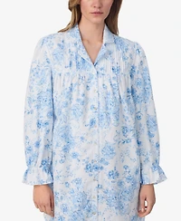 Eileen West Women's Long Sleeve Nightshirt
