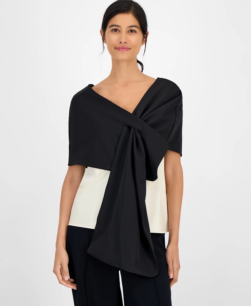 I.n.c. International Concepts Solid Pull Through Evening Wrap, Macy's Exclusive