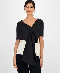 I.n.c. International Concepts Solid Pull Through Evening Wrap, Macy's Exclusive